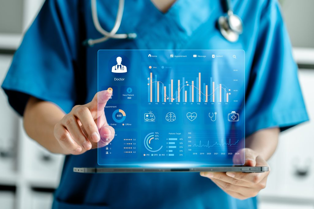 Smarter Interfaces, Smarter Healthcare Students: Dashboards for AI-Based Education